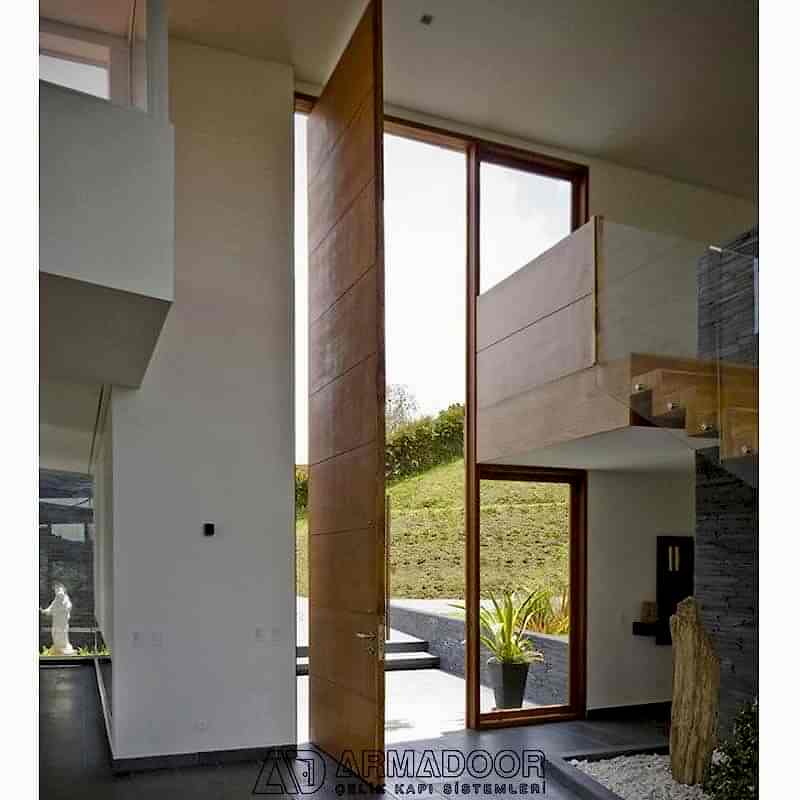 Pivot Çelik Kapı Sistemleri Villa Kapı Modelleri pivot kapı